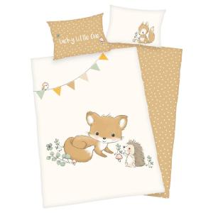 Flanell Bettwäsche babybest Flanell braun Baumwolle B/L: ca…