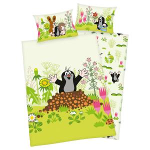 Flanell Bettwäsche Der kleine Maulwurf Multi Baumwolle B/L:…