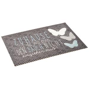 Fußmatte Velvet dunkelgrau B/L: ca. 40x60 cm