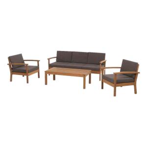 Gardamo Loungeset TAVIRA teak Eukalyptus