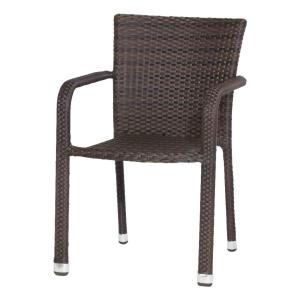 Gardamo Stapelsessel MINAS braun Aluminium