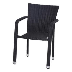 Gardamo Stapelsessel MINAS schwarz Aluminium