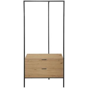 Garderobe Jody Eiche Artisan Nachbildung schwarz B/H/T: ca.…