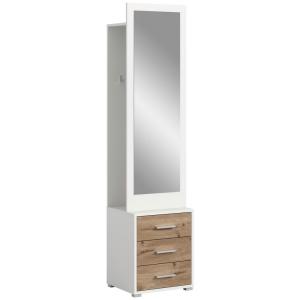 Garderobe POLO weiß Nox Oak Nachbildung B/H/T: ca. 45x190x3…
