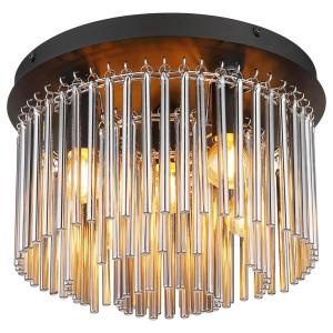 GLOBO Deckenleuchte schwarz Metall H/D: ca. 23x30 cm E14 1…