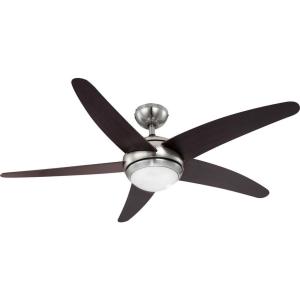 GLOBO Deckenventilator 306 nickel matt Opal H/D: ca. 37x132…