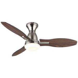 GLOBO LED-Deckenventilator nickel Opal H/D: ca. 32,5x107 cm…