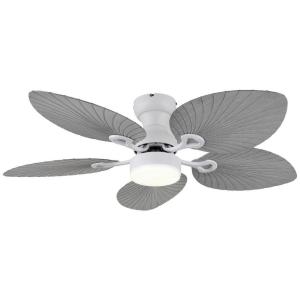 GLOBO LED-Deckenventilator weiß grau H/D: ca. 28,5x107 cm m…