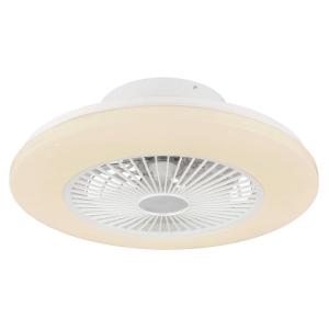 GLOBO LED-Deckenventilator weiß Opal H/D: ca. 16x52,5 cm ma…