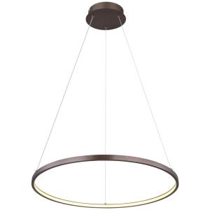 GLOBO LED-Pendelleuchte 67192-29BR kaffee Metall Kunststoff…