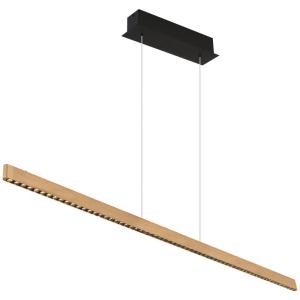 GLOBO Pendelleuchte mattschwarz Aluminium Metall B/H/T: ca.…