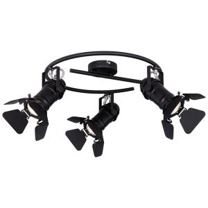 GLOBO Spotspirale 54650-3B Egon schwarz Metall H/D: ca. 27x…