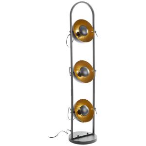 GLOBO Stehleuchte OLE 46150345X schwarz gold Metall H/D: ca…