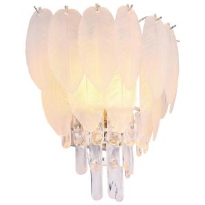 GLOBO Wandleuchte Chrom Rauch Metall Kunststoff B/H/T: ca.…