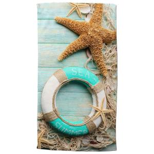 Good Morning Strandtuch Jimmy aqua Polyester B/L: ca. 100x1…