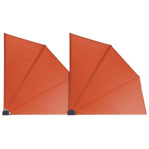 Grasekamp Doppelpack Balkonfächer orange Polyester-Mischgew…