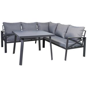 Greemotion Loungeset Amsterdam grau Stahl