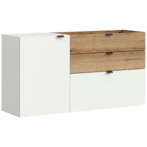 Hängeschuhschrank Naro weiß Evoke Oak Nachbildung B/H/T: ca…