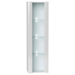 Hängevitrine VIVIEN weiß weiß glanz B/H/T: ca. 40x30x140 cm…