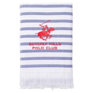 Hamamtuch POLO CLUB blau Baumwolle B/L: ca. 80x165 cm