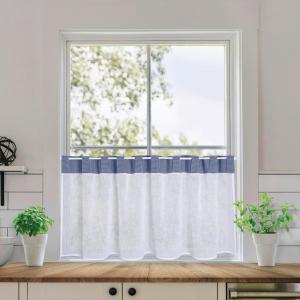 Happy Home Scheibengardine Jens weiß B/L: ca. 140x50 cm