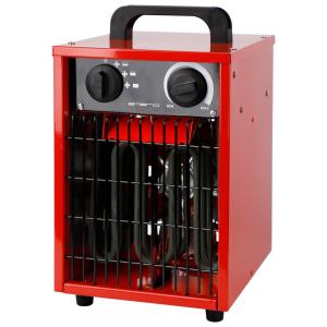 Heizlüfter rot Kunststoff Metall B/H/L: ca. 21,5x32,6x19,8…