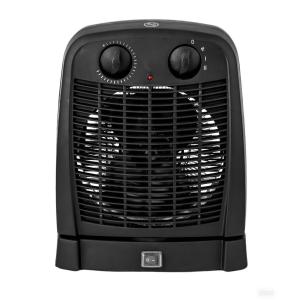 Heizlüfter schwarz Kunststoff B/H/L: ca. 12,4x28,6x23 cm ca…