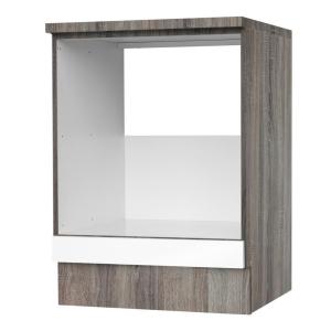 Herdumbauschrank weiß Hochglanz B/H/T: ca. 60x82x57 cm