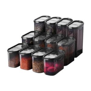 Hermia Concept Frischhaltebox-Set Vivienne anthrazit