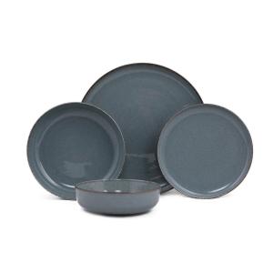 Hermia Concept Kombiservice blau Porzellan 24 tlg.