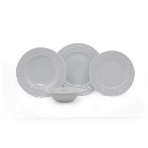 Hermia Concept Kombiservice weiß Porzellan 24 tlg.