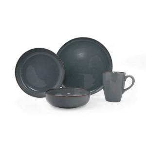 Hermia Concept Tafelservice Nemesis grau Porzellan 16 tlg.