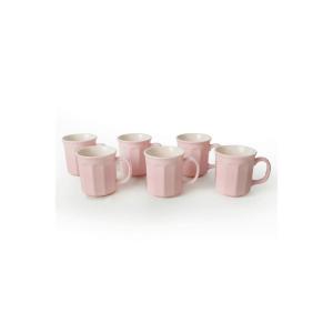 HermiaConcept Kaffeebecher 6-tlg. rosa Keramik 6 tlg.