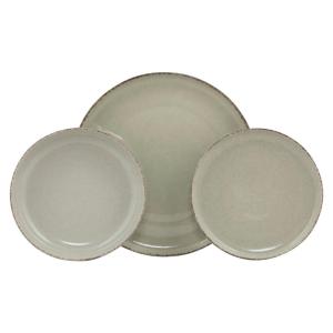 HermiaConcept Tafelservice Duncan grün Porzellan 18 tlg.