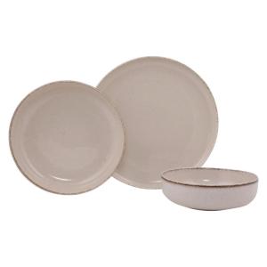 HermiaConcept Tafelservice Nairobi creme Porzellan 12 tlg.