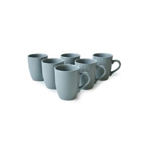 HermiaConcept Tassenset Yucca 6-tlg. grau Keramik