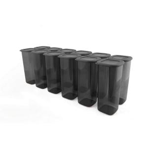 HermiaConcept Vorratsdosenset 12-tlg. grau B/H/T/L/D: ca. 1…