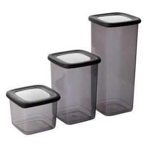 HermiaConcept Vorratsdosenset 15tlg. anthrazit