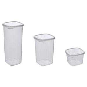 HermiaConcept Vorratsdosenset 18tlg. weiß