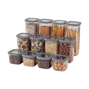 HermiaConcept Vorratsdosenset 24tlg. anthrazit