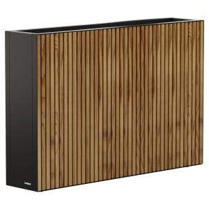 Herstera Garden Pflanzkübel Deco Planter schwarz Holz B/H/L…