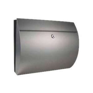 HI Briefkasten Edelstahloptik B/H/T: ca. 38x30,4x13,3 cm