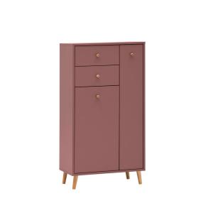 Highboard Bjarne mauve B/H/T: ca. 60,2x103,4x33,05 cm