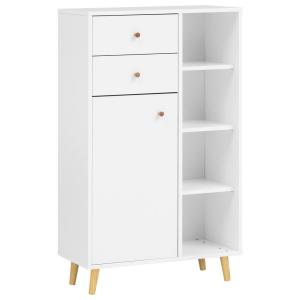 Highboard Bjarne weiß matt B/H/T: ca. 60,2x113,4x33,05 cm