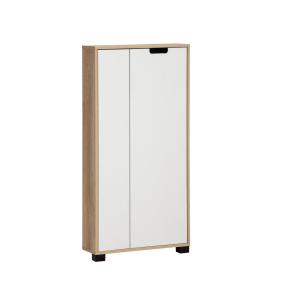 Highboard Emmik weiß matt Eiche Eiche weiß Nachbildung B/H/…