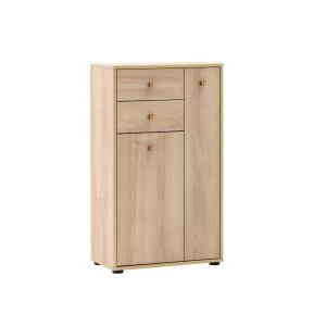 Highboard Flora Eiche B/H/T: ca. 60,2x104,4x33,05 cm