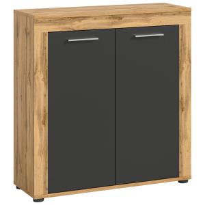Highboard Jam Eiche Wotan Nachbildung grau B/H/T: ca. 80x88…