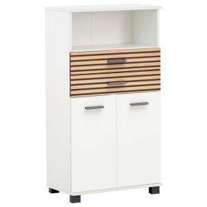 Highboard Katta weiß matt B/H/T: ca. 59,8x110,5x32,6 cm