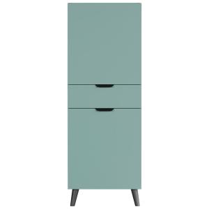 Highboard Melton blau matt B/H/T: ca. 49x140x37 cm