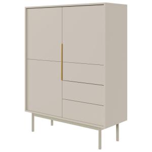 Highboard VIVA Cashmere B/H/T: ca. 104x139,5x39 cm